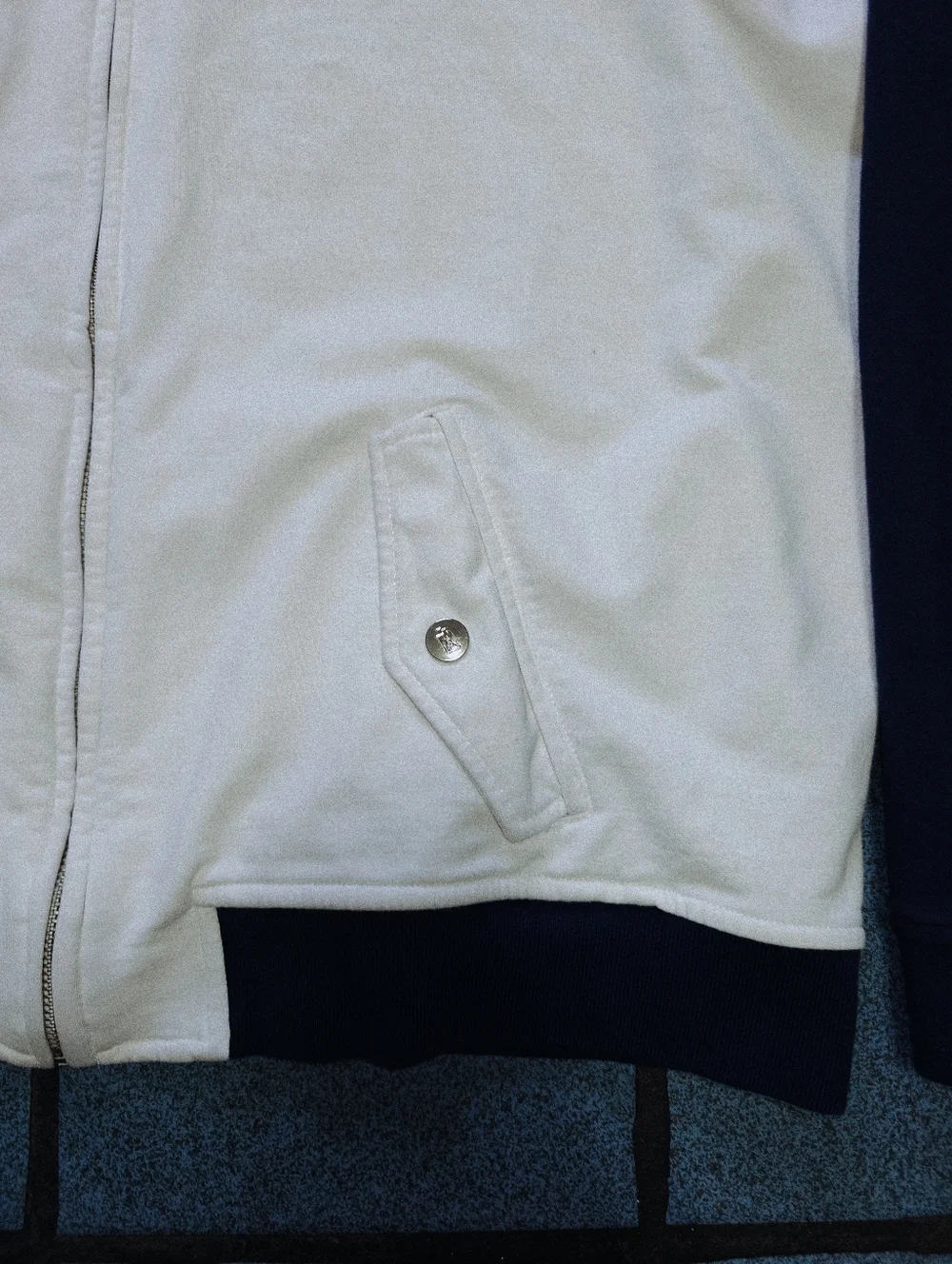 LAUREN RALPH LAUREN LRL Colorblock Raglan Zip Up Track Bomber Jacket Size XXL